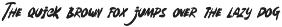 Haefunz - Brush Font preview