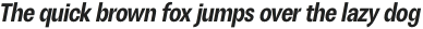ZT Talk Bold Semi Condensed Italic otf (700)