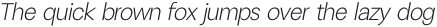ZT Talk Light Semi Expanded Italic otf (300)