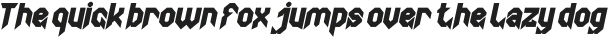 THUNDER BIRD Bold Italic otf (700)