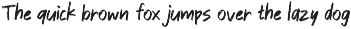 Happy Camper is a brush font preview