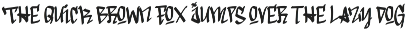 Urban Street is a graffiti font font preview