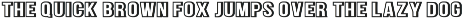 Contour Outlines Font font preview