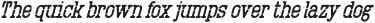 Djokoe Italic ttf (400) Sample
