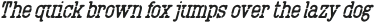 Djokoe Italic otf (400) Sample