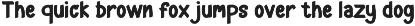 ASUHA - Brush Display Font preview