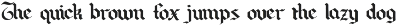 Blackwork Font font preview