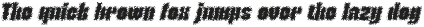 Bamboly Unfocus Italic otf (400)