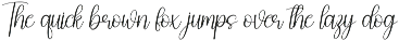 January | Script Font preview