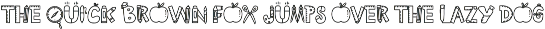Back To School is a decorative font font preview
