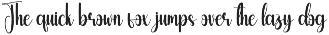 Glittering | Script Font preview