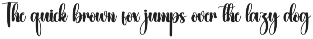 Blushing | Script Font preview