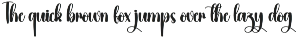 Wednesday | Script Font preview