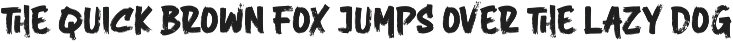 Jhino - An Allcaps Brush Font preview