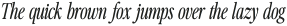 Hangoe Text Condensed Italic otf (400)