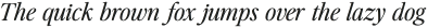 Hangoe text Italic otf (400)