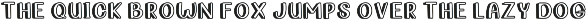 Heroes Outline Font preview