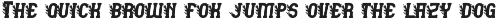 Gofired Burning - Fire Typeface Font font preview
