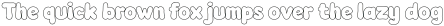 Fox Fluffy Outline otf (400)