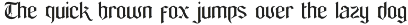 Blackthorne Blackletter Font preview