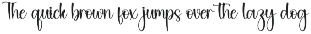 Monday | Script Font preview