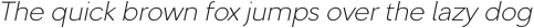 Clofie Extra Light Italic otf (200)