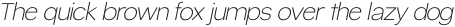 Matte Extra Light Italic otf (200)