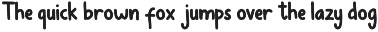 Avocados font preview