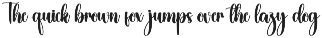 Wednesday | Script Font preview