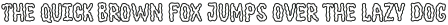 Jump Up Outline otf (400) Sample