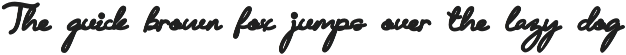 Leisya Girl Script Font Bold font preview