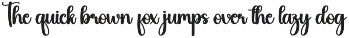 Quality | Script Font preview