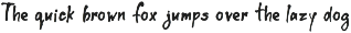 Dirty Ink font handwritten playful font preview