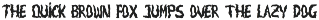 Weird Thorny - Spooky Horror Font preview