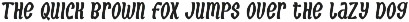 Bolatte Display Font preview