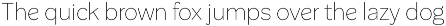 Amostra font preview