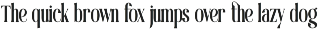 Theforest Modern Serif Font preview