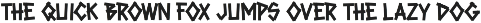 Dash Font preview