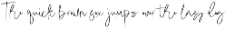 Banding - Casual Signature font preview