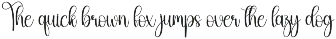 Mountain | Script Font preview