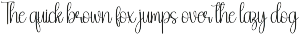 Monday | Script Font preview