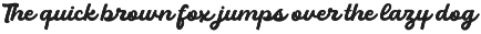 Black - Rounded Script Font preview