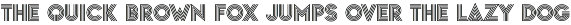 Striped Headline Font font preview