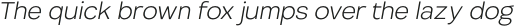 Migrosta JM Extra Light Italic otf (200)