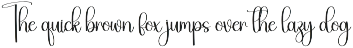 Black | Script Font preview