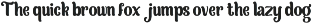 Gingerbread font preview