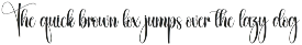 Budget | Script Font preview