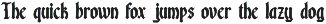 Black Poser Blackletter Typeface preview