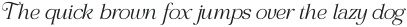 Regal Legacy Extra Light Italic otf (200)