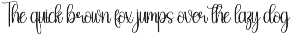 Happy | Script Font preview